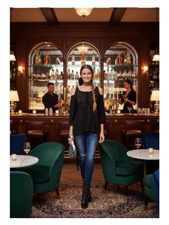 Hale Bob Tops - new Hale Bob ༄ Shaina Silk Crochet Cotton Voile Cold Shoulder Top ༄ Black XS